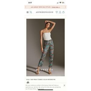 Anthropology Pilcro The Wanderer Utility Pants Size 26